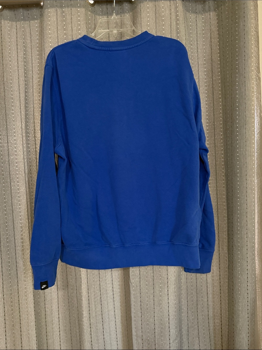Nike Royal Blue Sweatshirt with White Logo Tag - Picture 3 of 4